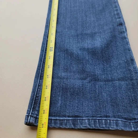 The Limited Jeans Womens Size 10 Blue Flat Front 5 Pocket Stretch Bootcut - Picture 7 of 9